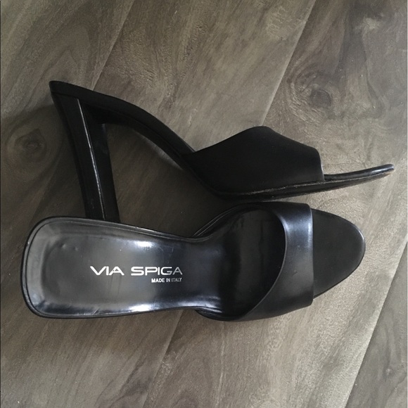 Via Spiga black slide sandals - Picture 3 of 5